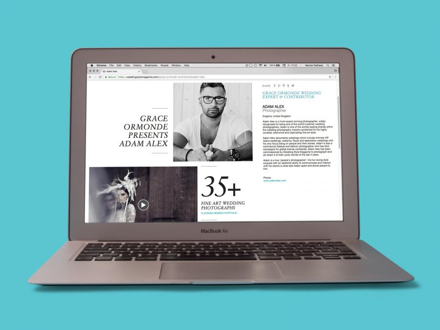 online magazine webdesign